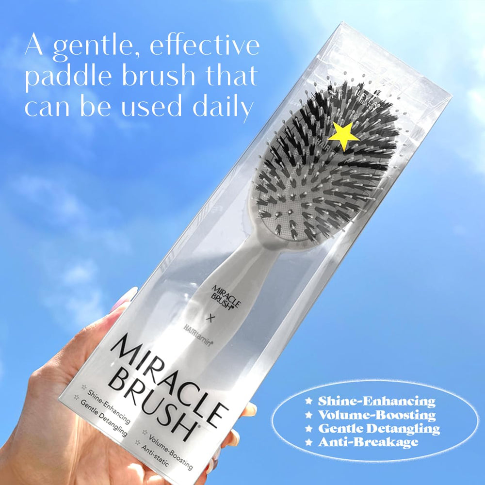 Hairtamin Miracle Brush lightweight ergonomic handle for comfortable long grooming sessions