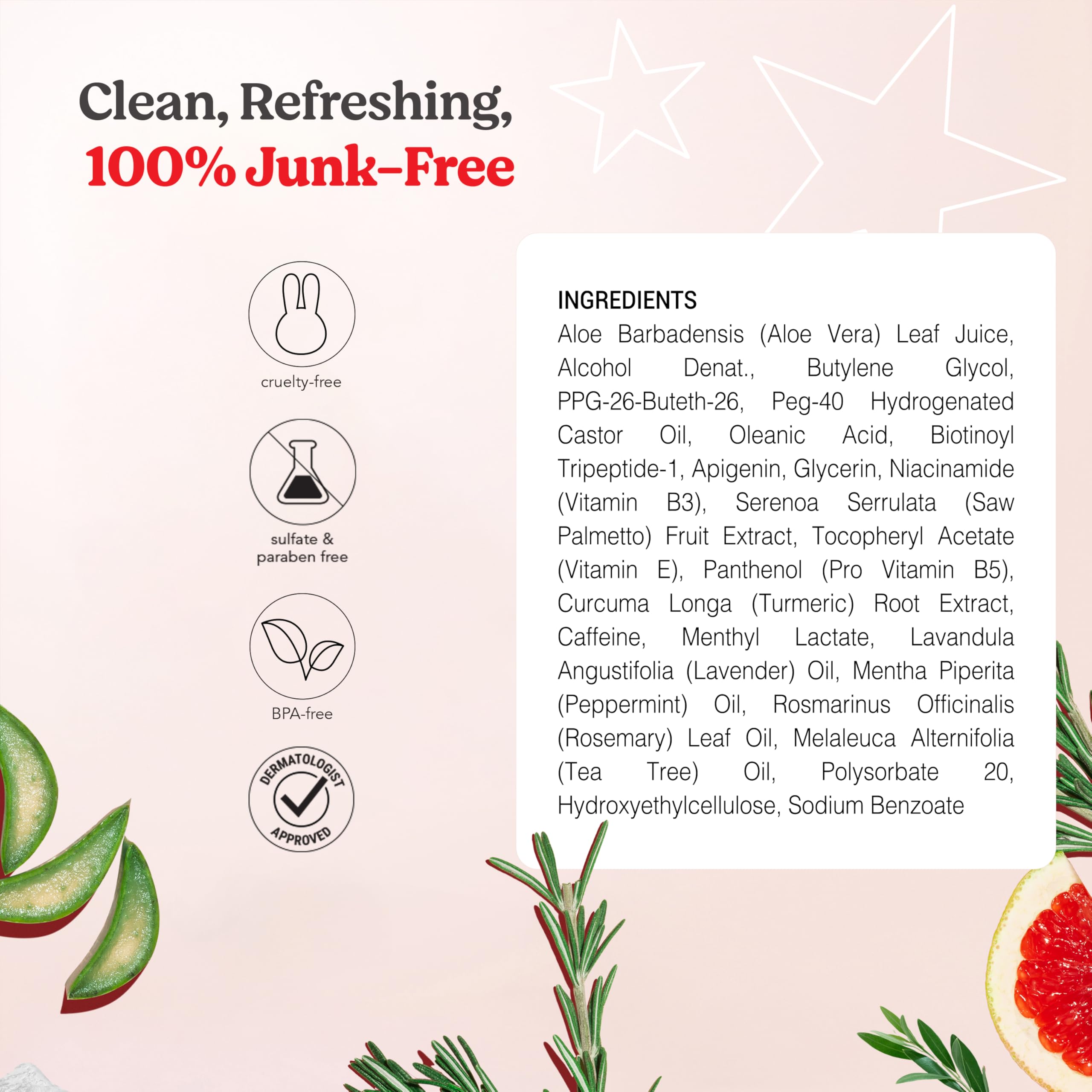 HAIRtamin lifestyle shot evokes a daily self-care ritual for hair wellness.
