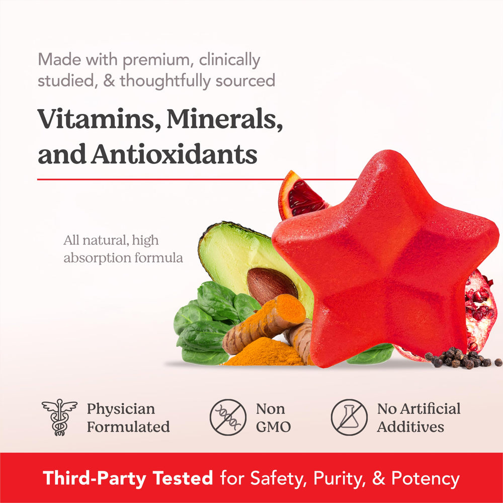 HAIRtamin Vegan Gummy Stars taste—delicious daily hair health support.