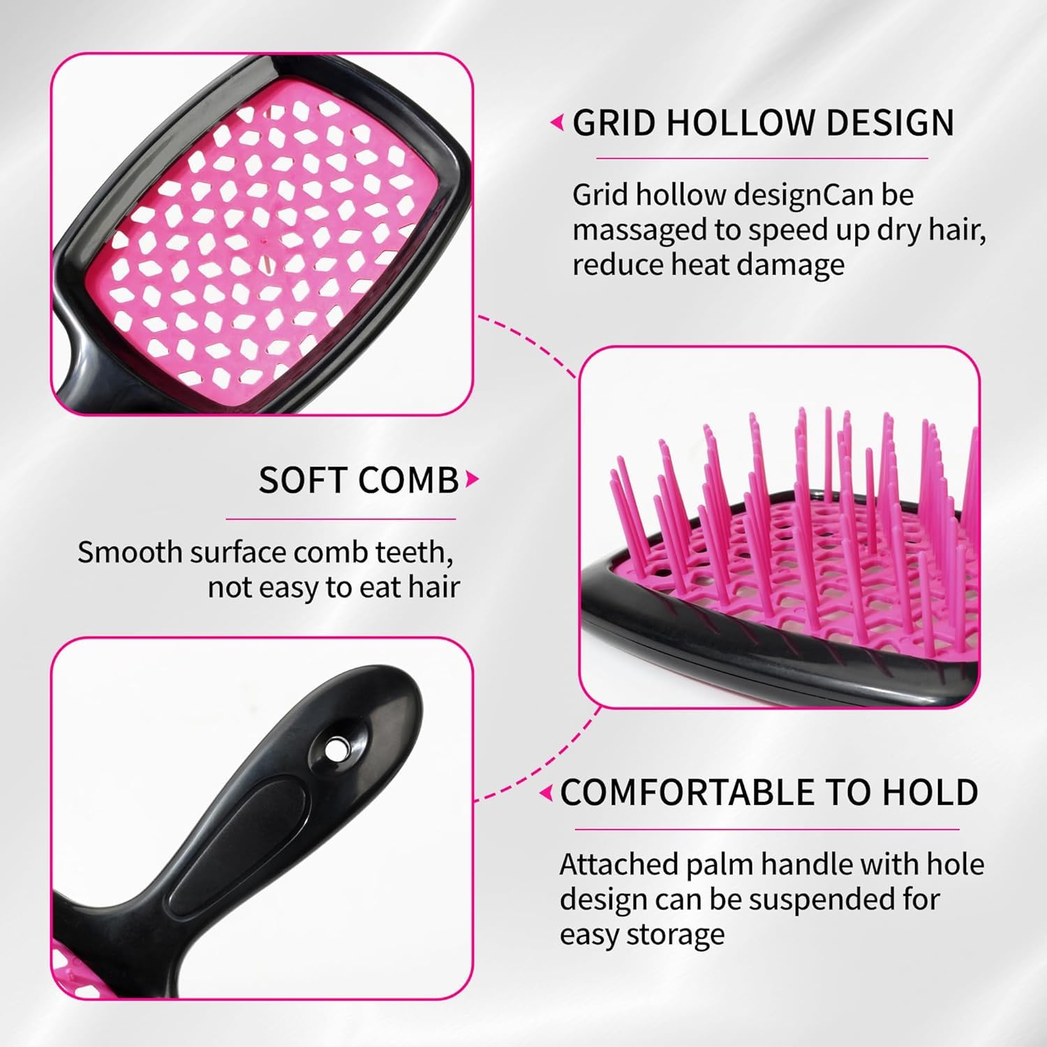 HaiSun Lixera carbon fiber anti-static design reduces frizz and breakage.