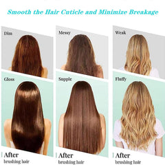 HaiSun Lixera scalp massage feature promotes circulation during grooming.
