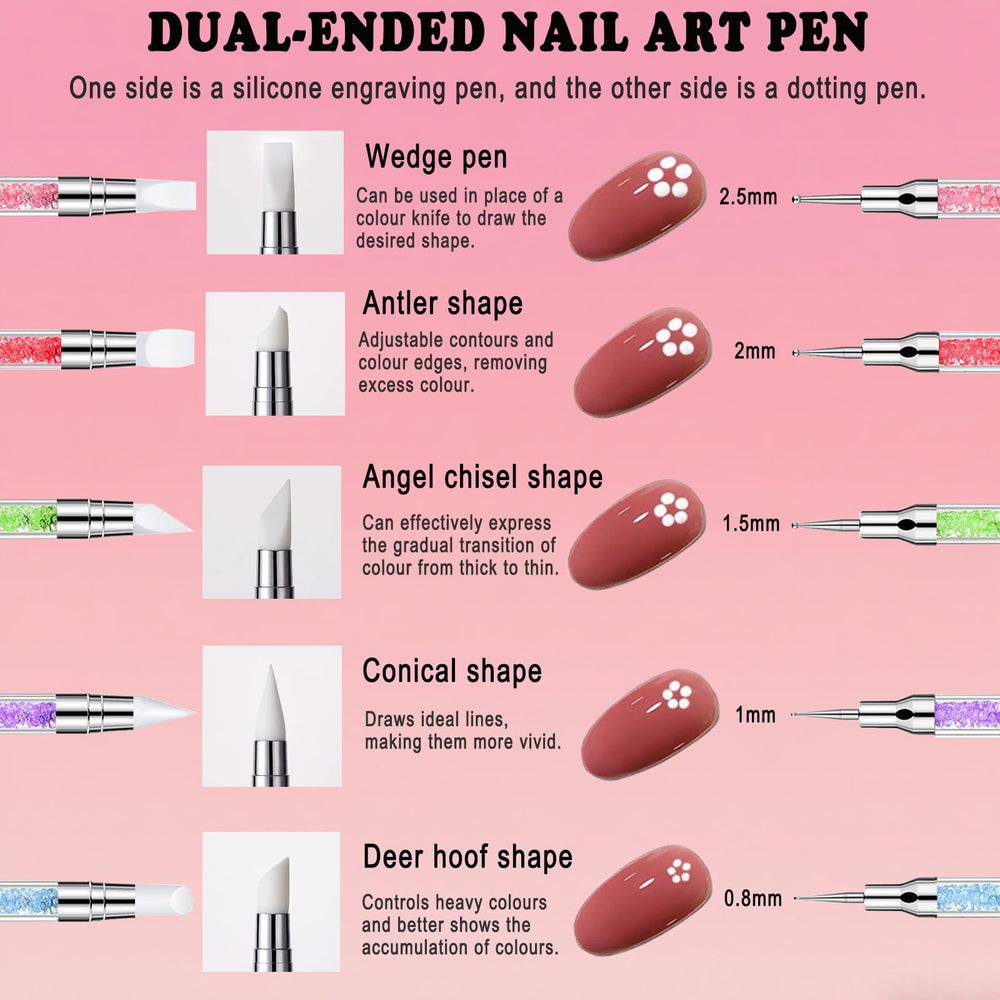 HAIY Dual-Tip Dotter Tool enables precise dotting and engraving tasks.