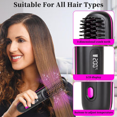 HAJIFGH Go Brush Pro rapid 20-second heat for quick touch-ups.