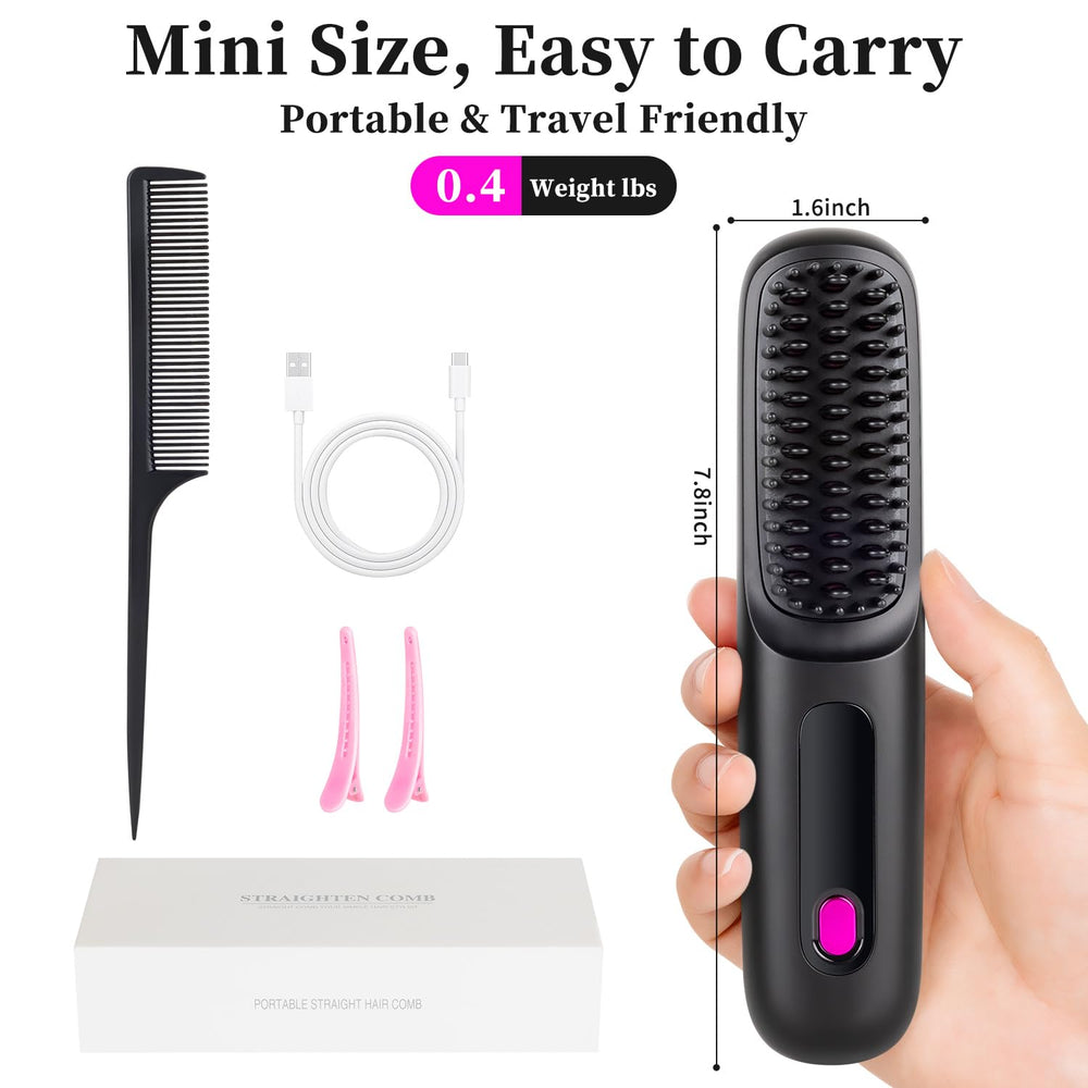 HAJIFGH Go Brush Pro sleek black design for stylish storage.
