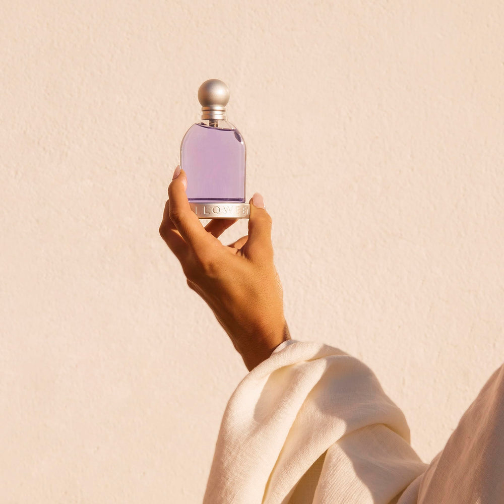 Halloween packaging box communicates authentic designer fragrance with retail-ready presentation.