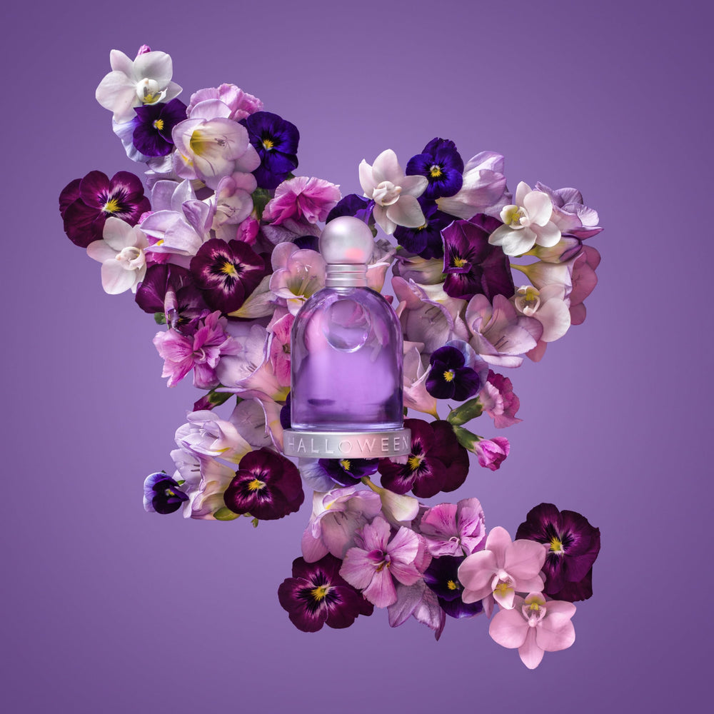Halloween retail packaging signals premium scent and product authenticity.