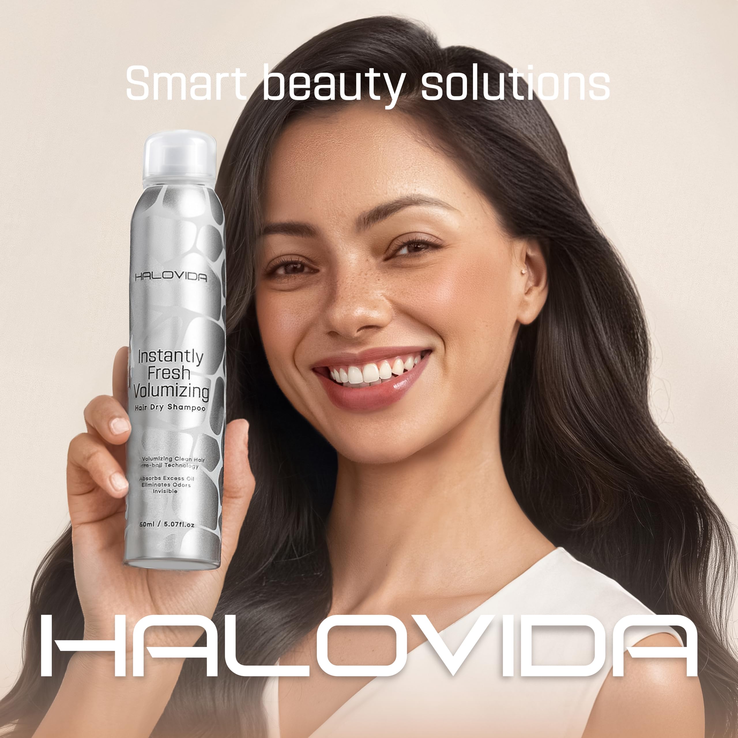 HALOVIDA Dry Shampoo osmanthus scent adds a fresh, pleasant note.