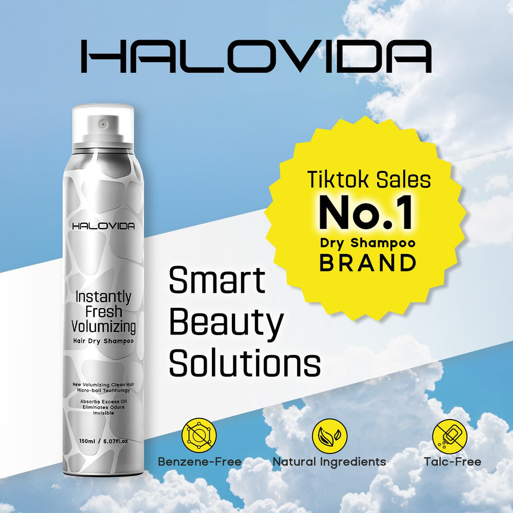 HALOVIDA 2-pack provides two bottles for ongoing freshness.