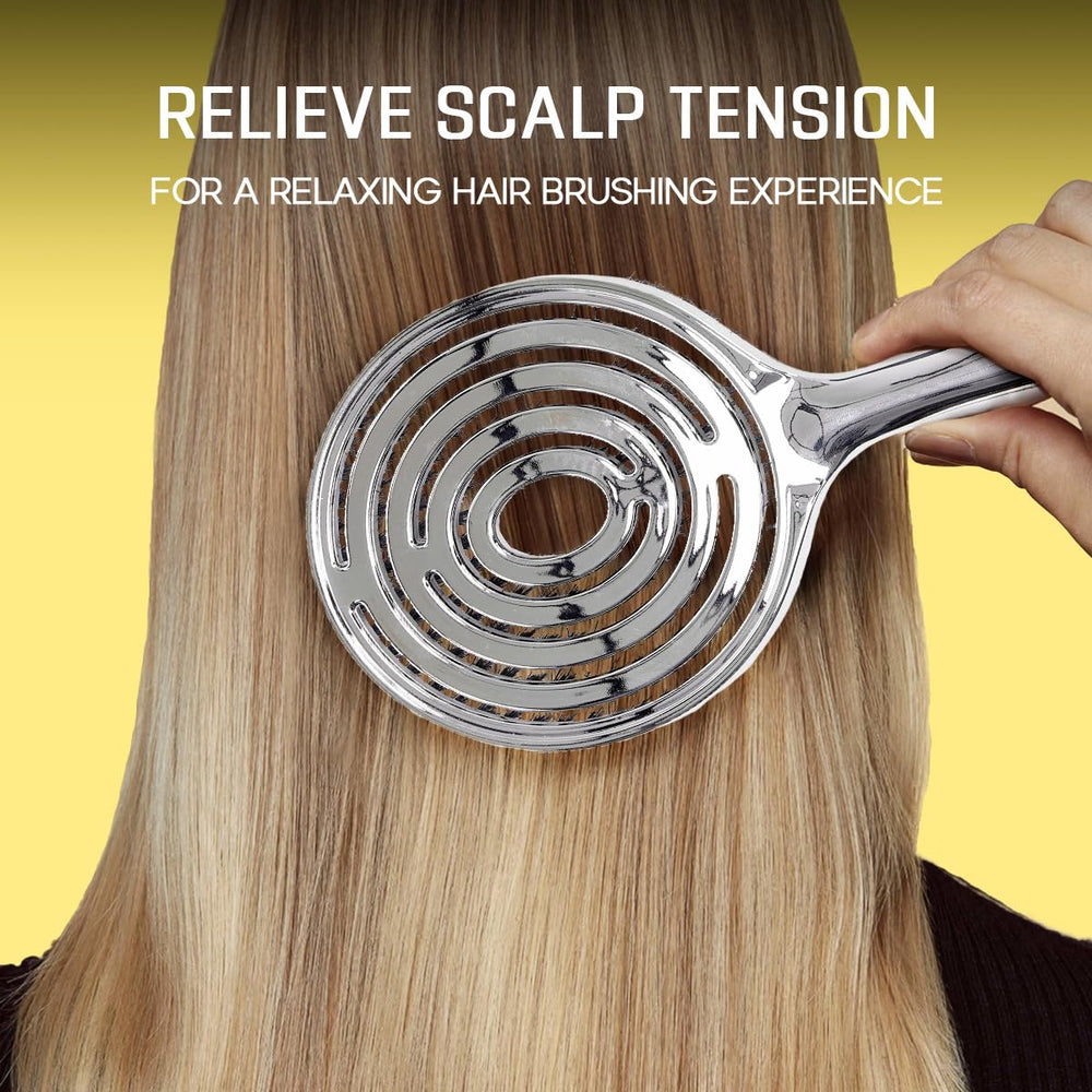 HALOVIDA hair brush designed for dry and wet hair to untangle quickly.