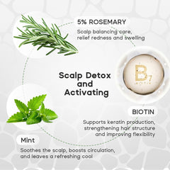 HALOVIDA rosemary-mint essential oil drop highlights cooling relief and scent.