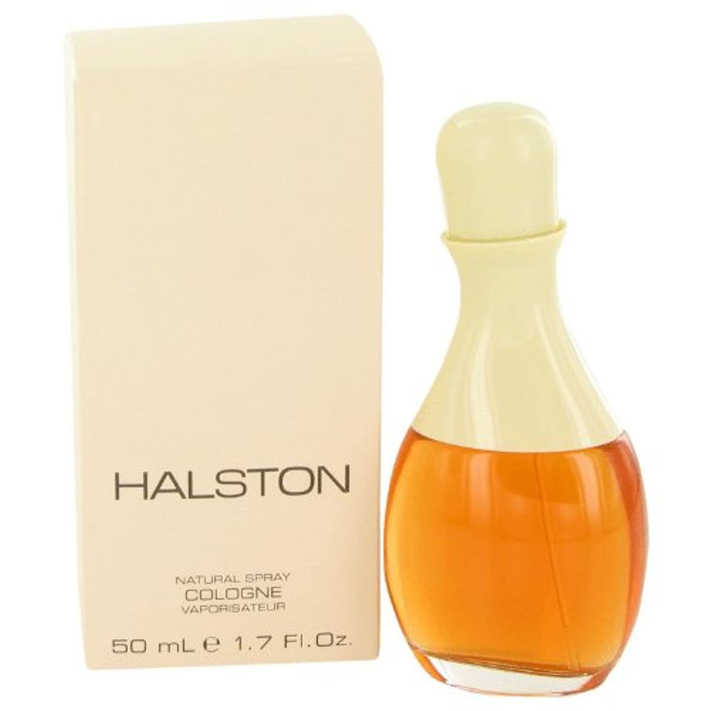 Halston women perfume bottle front view, showcasing a sophisticated fragrance for evening wear