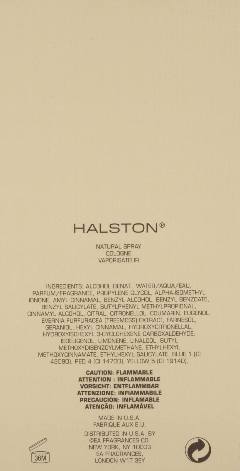 HALSTON packaging varies, offering versatile presentation for gifting or display