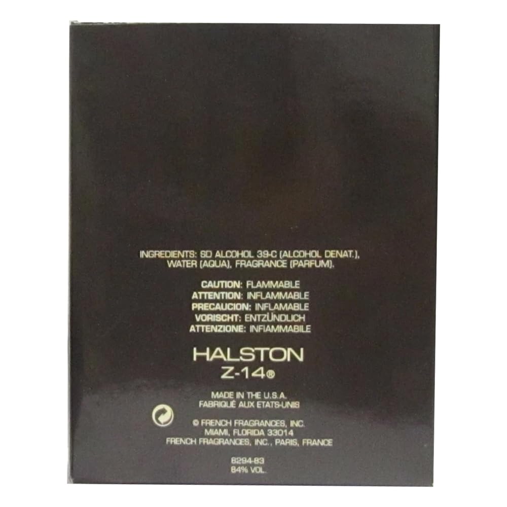 Halston Z-14 logo detail reinforcing premium branding.