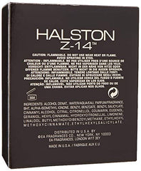 Halston Z-14 for Men cap detail, premium finish signaling quality.