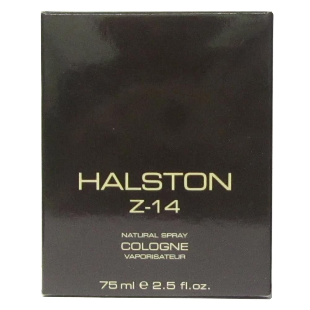 Halston Z-14 packaging box shown for premium presentation.