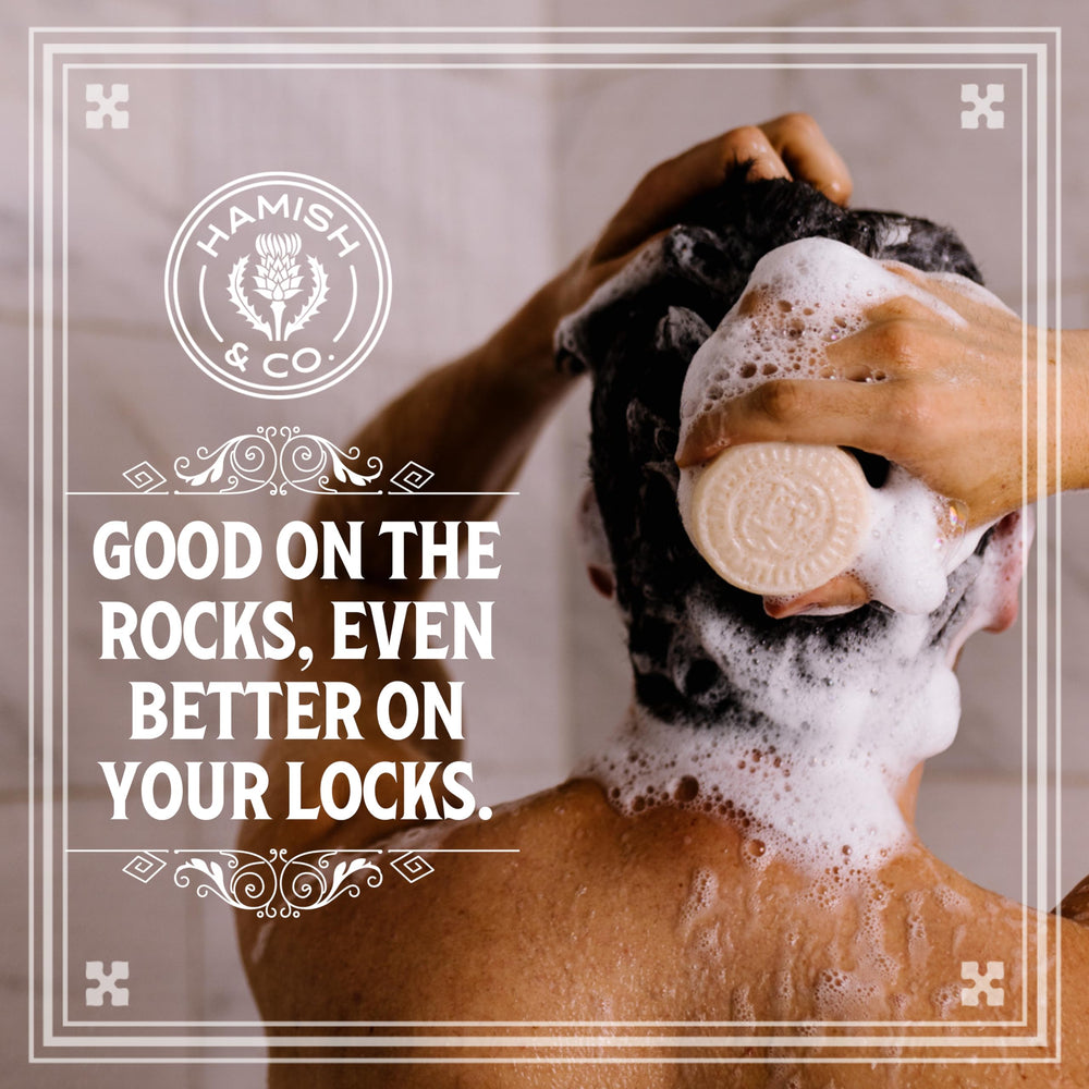Hamish & Co conditioner bar aroma closeup conveying spa-like scent experience