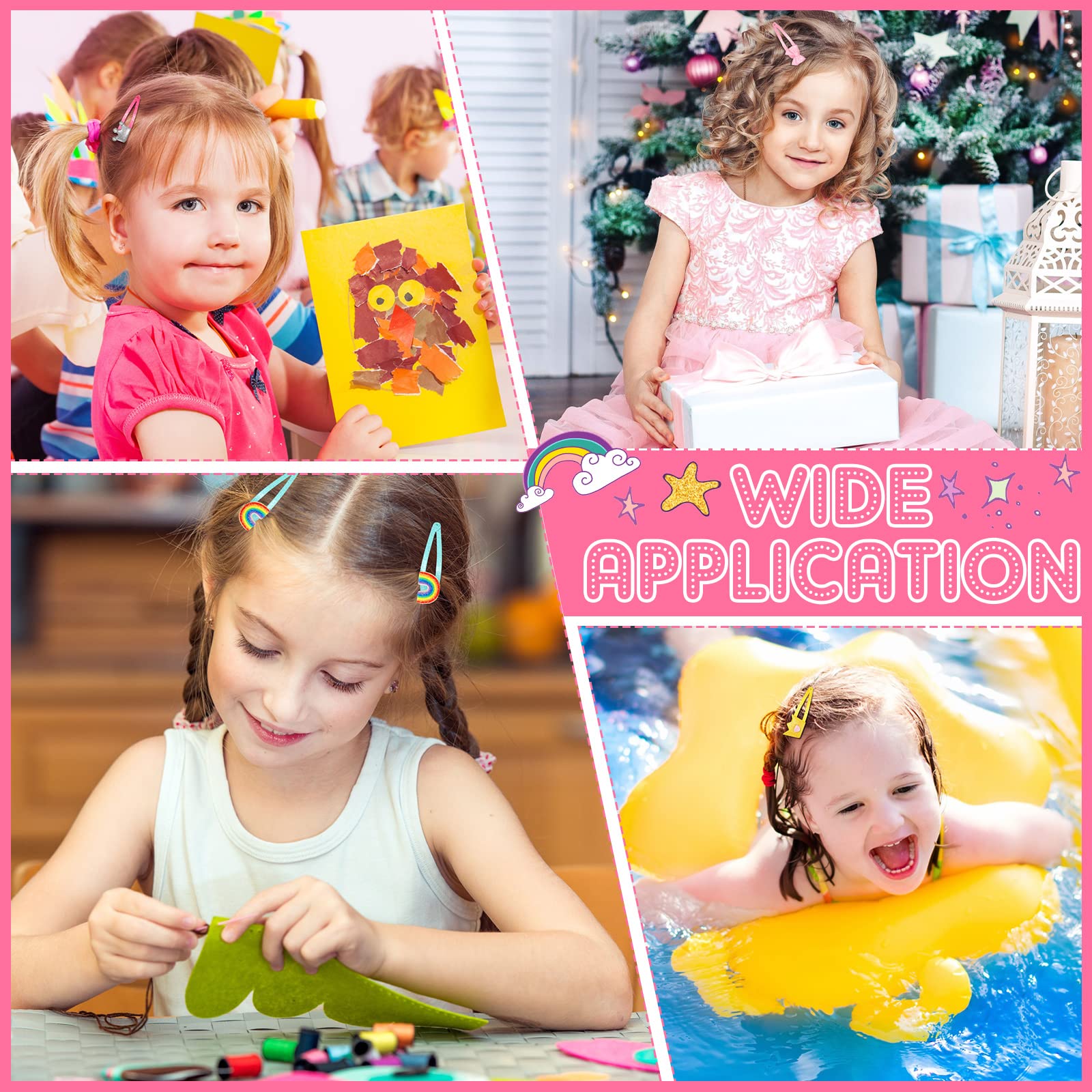 Hanaive crown and heart motifs add charm for school events.