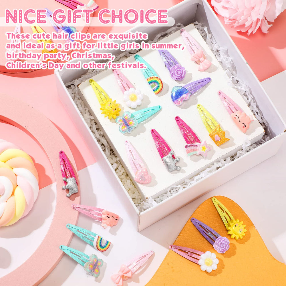Hanaive multi-style clips ready to wear together for cute looks.