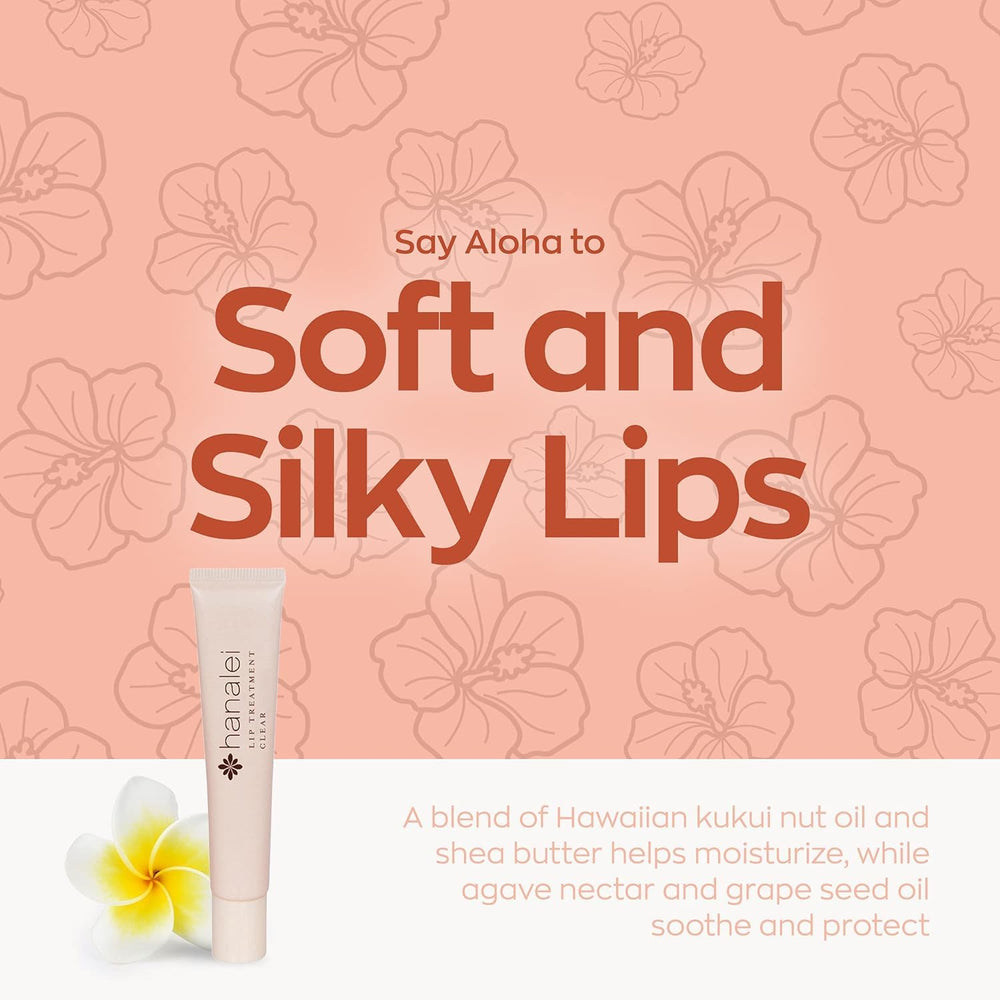 Hanalei Lip Care Duo on vanity for nighttime lip routine