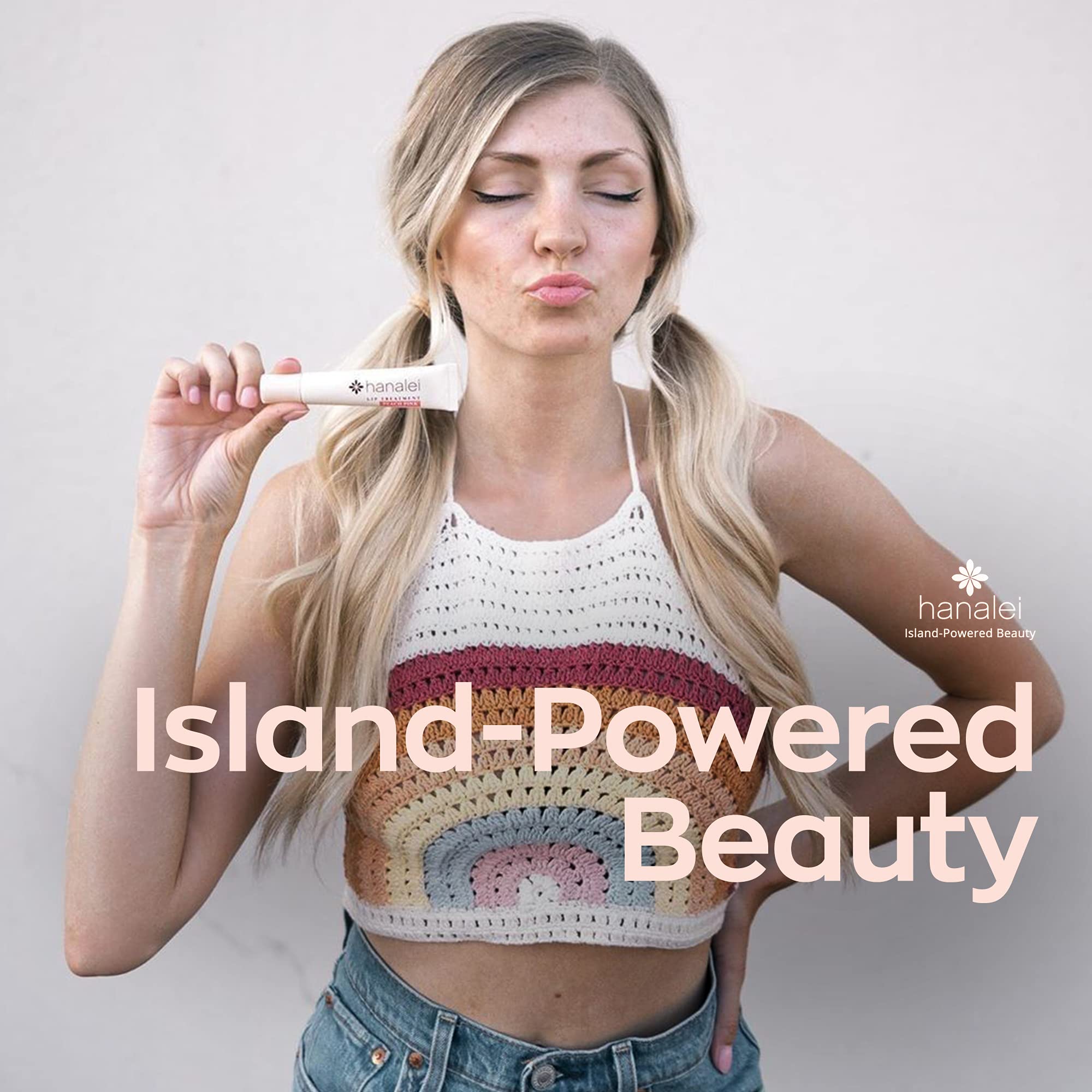 Hanalei lip care routine concept showing hydration and softness.
