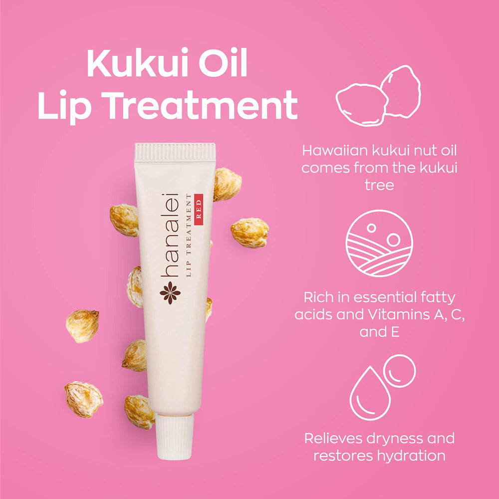 Hanalei lip balm being smoothly applied during morning routine