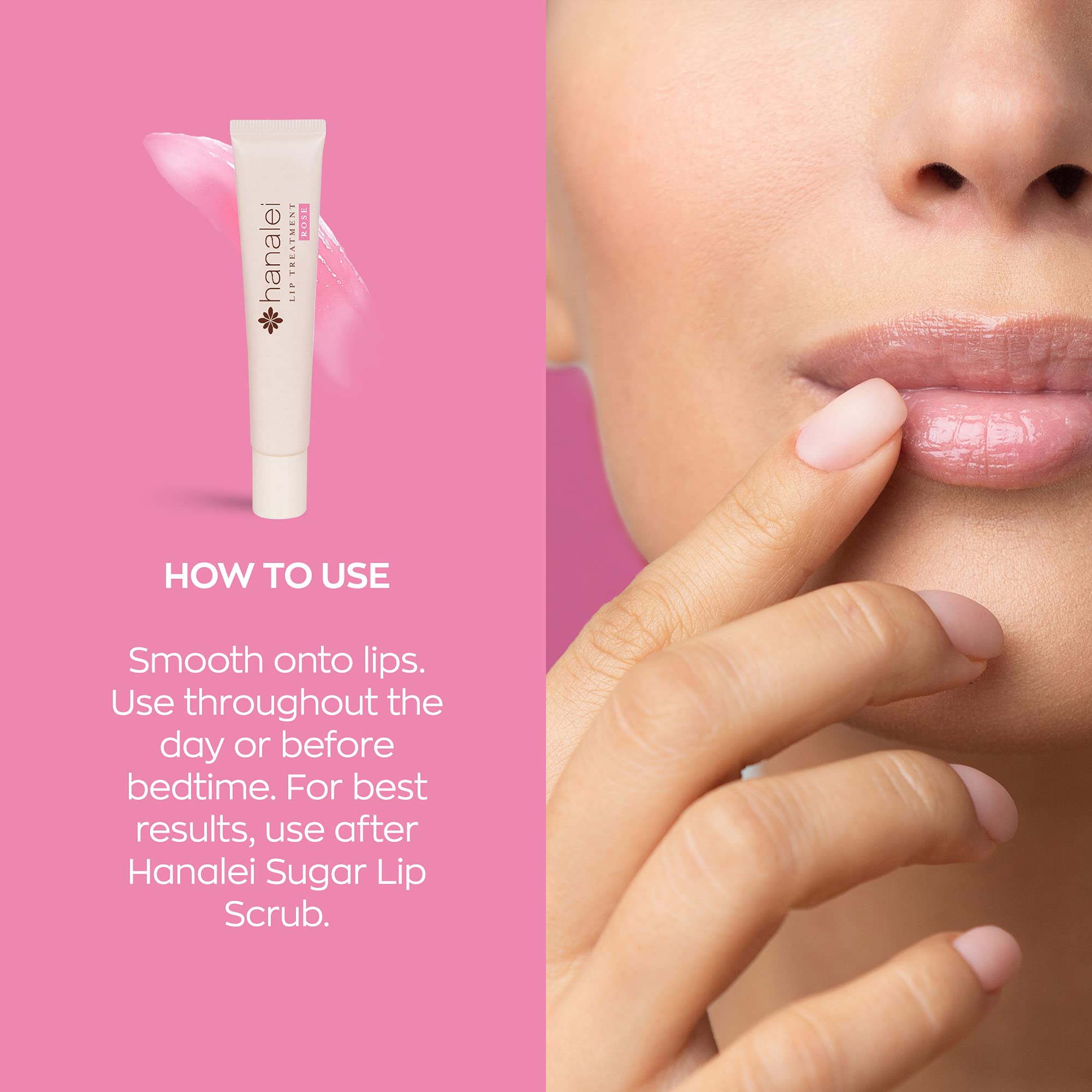 Hanalei lip treatment with kukui oil nourishes dry lips