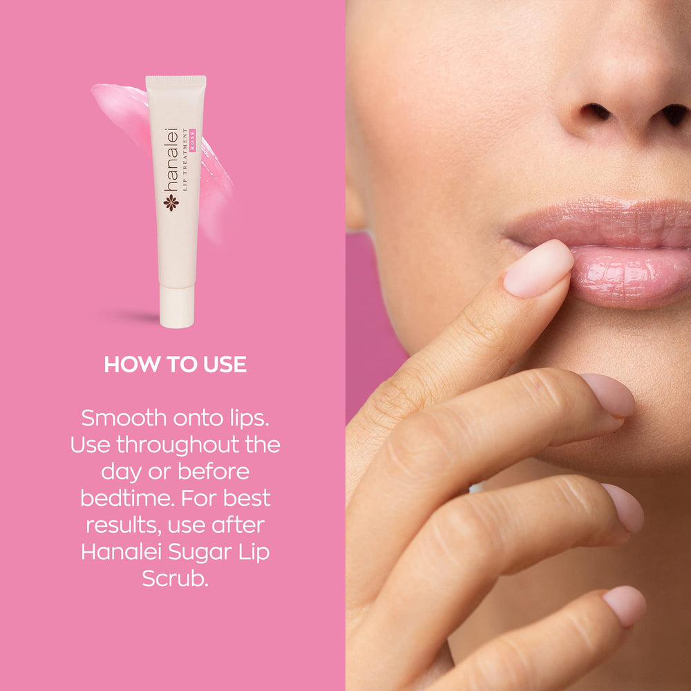 Hanalei lip treatment with kukui oil nourishes dry lips