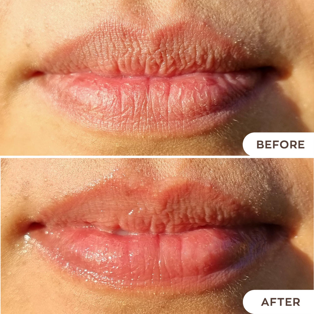 Hanalei Lip Treatment full-size packaging on clean vanity