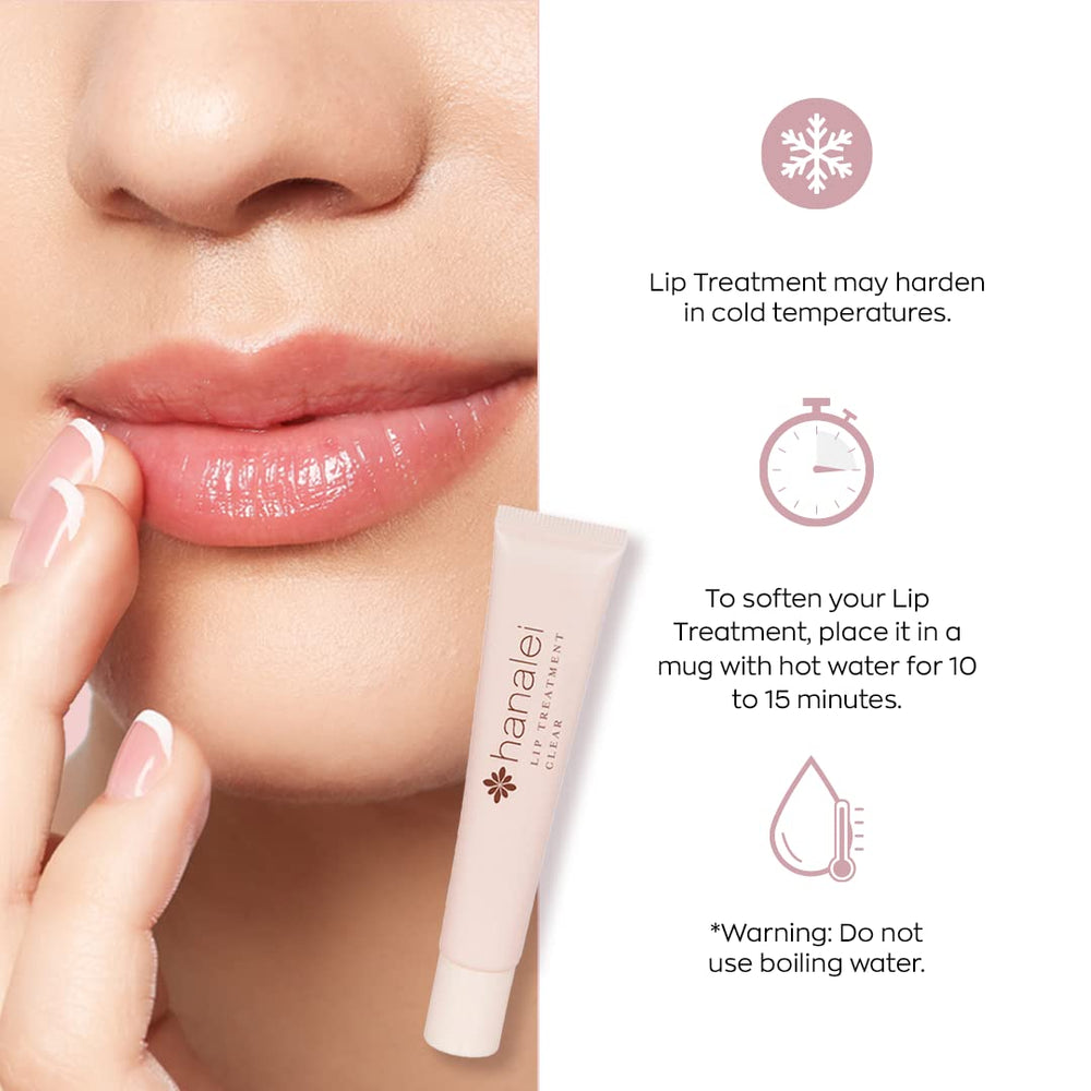 Hanalei Lip Treatment hydration boost may reduce moisture loss after use.