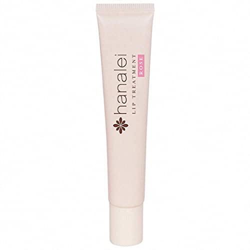 Hanalei Lip Treatment with rose pink tint nourishes dry lips using kukui oil for overnight hydration.