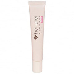 Hanalei Lip Treatment with rose pink tint nourishes dry lips using kukui oil for overnight hydration.