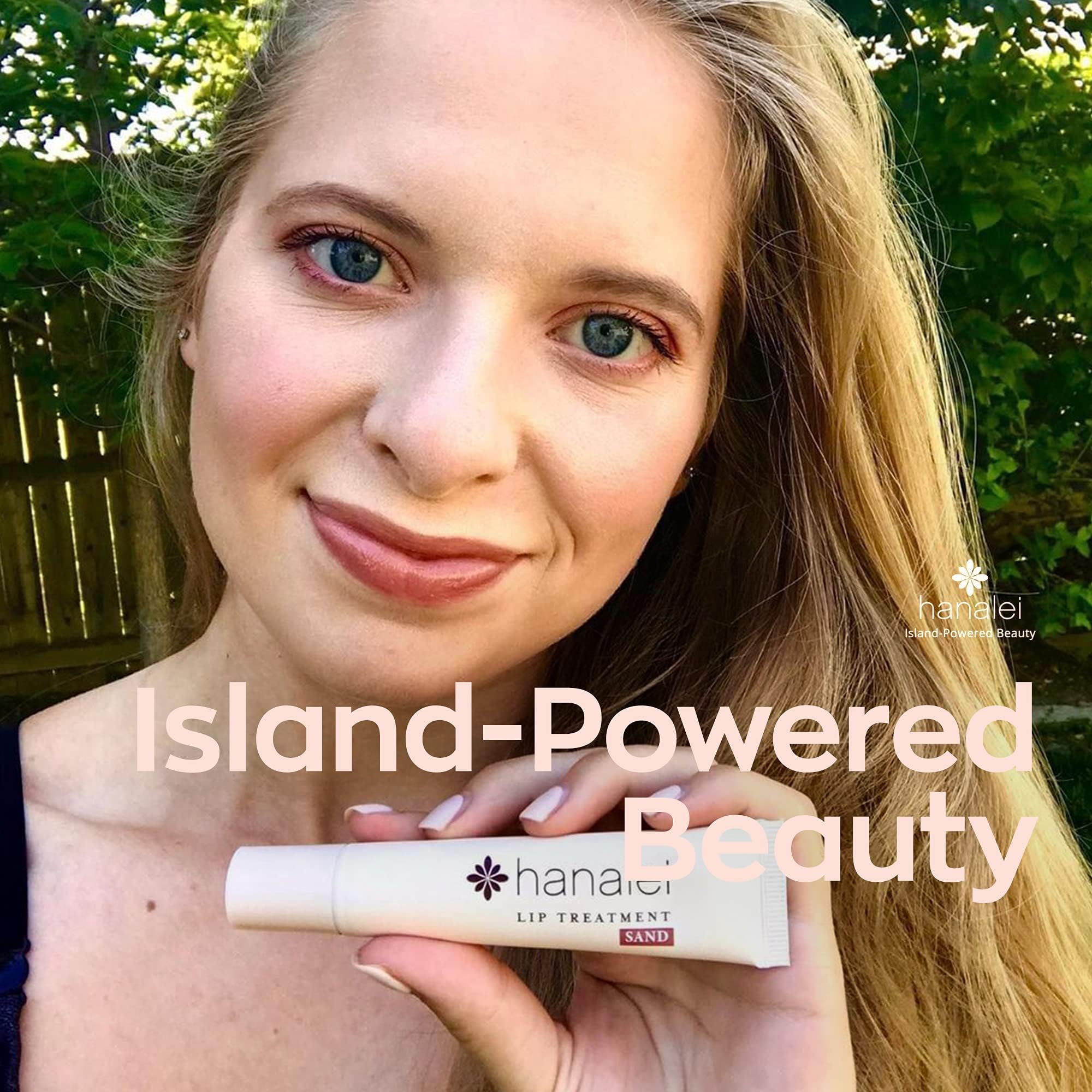 Hanalei lip treatment 3-pack travel set displayed for travel