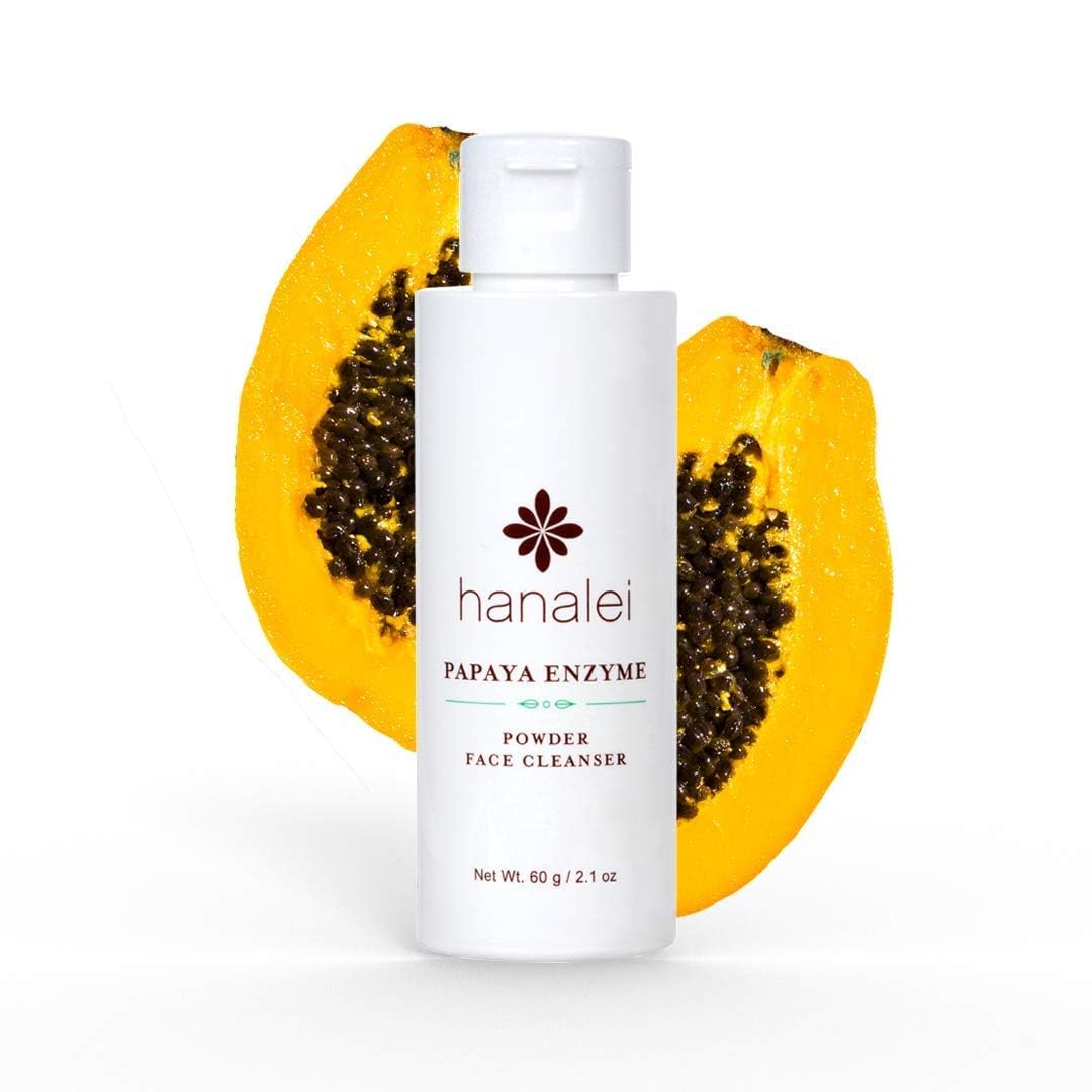 Label highlights native Hawaiian botanicals like papaya and noni.