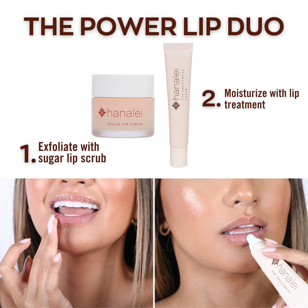 Compact 22g tube of Hanalei Sugar Lip Scrub for travel