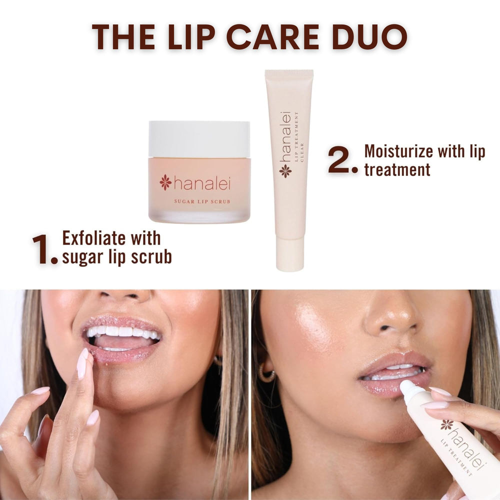 Hanalei Sugar Lip Scrub texture with cane sugar for gentle exfoliation