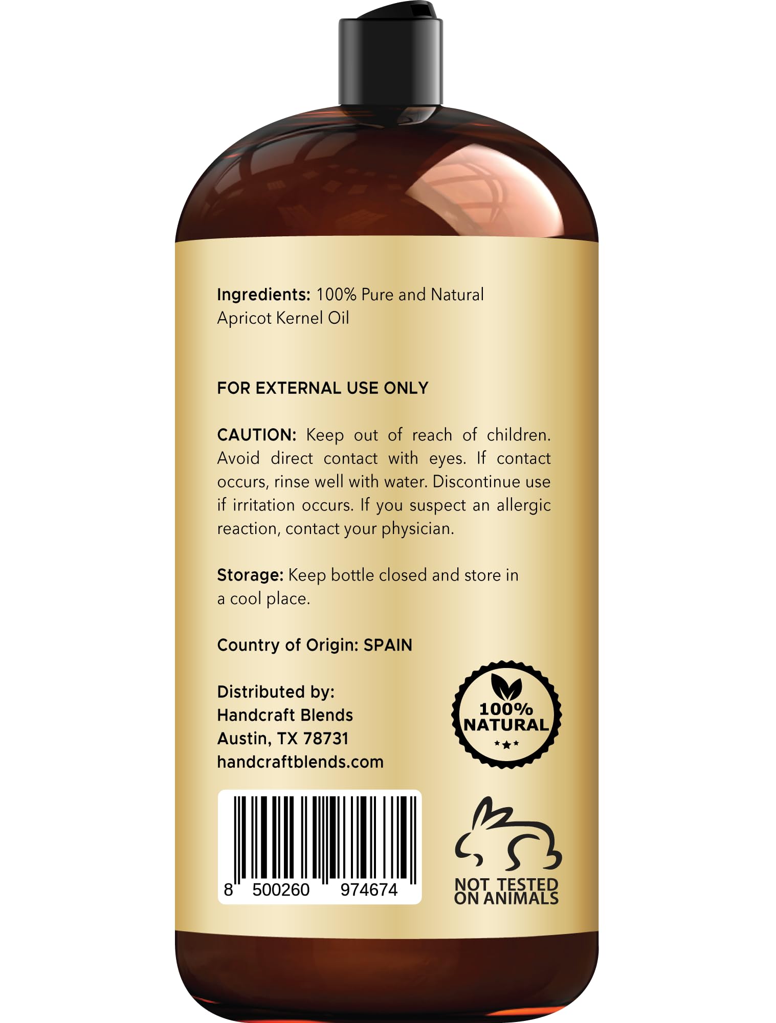Handcraft Blends Apricot Kernel Oil massage scene for relaxation