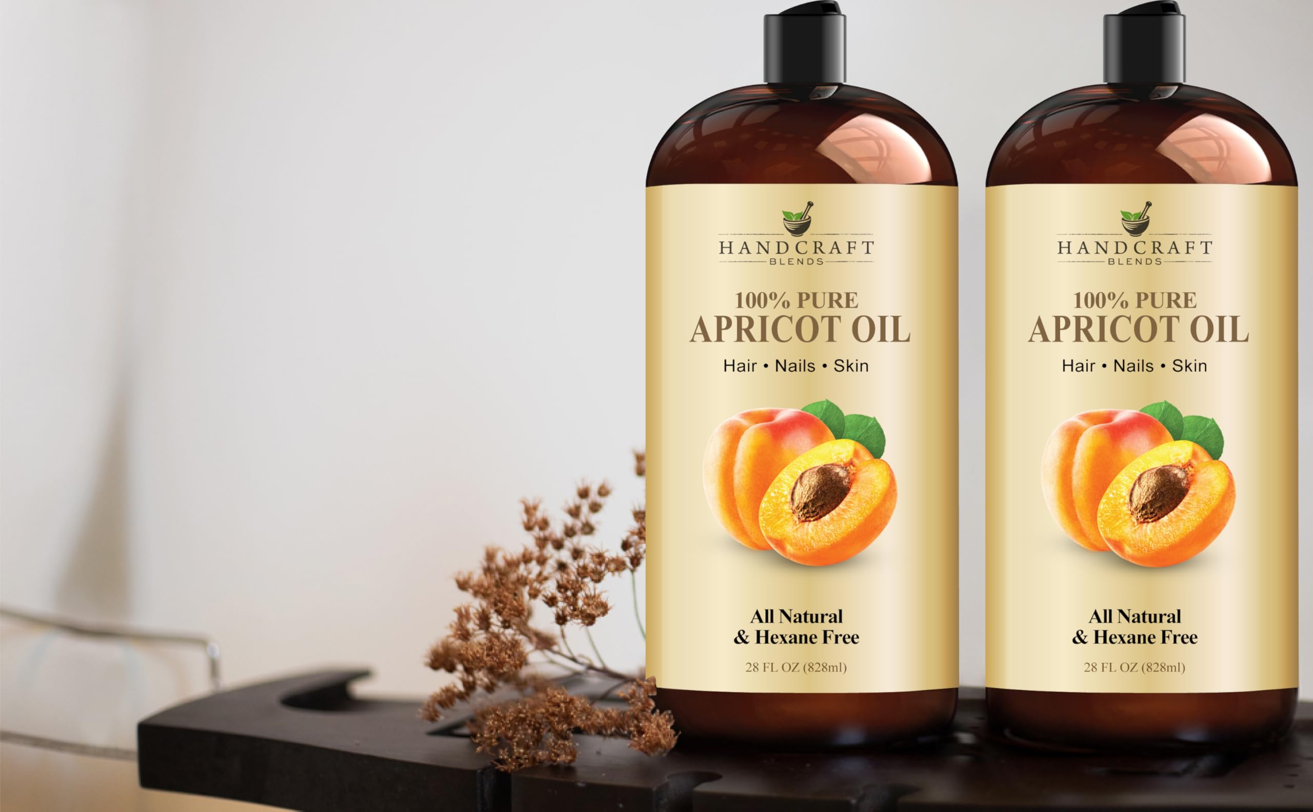 Handcraft Blends Apricot Kernel Oil skin application scene softening