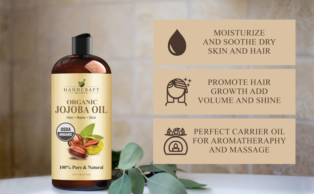 Handcraft Blends Jojoba Oil in spa setting for aromatherapy