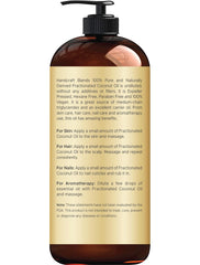 Handcraft Blends label close-up highlighting ingredient purity and simple formulation benefit