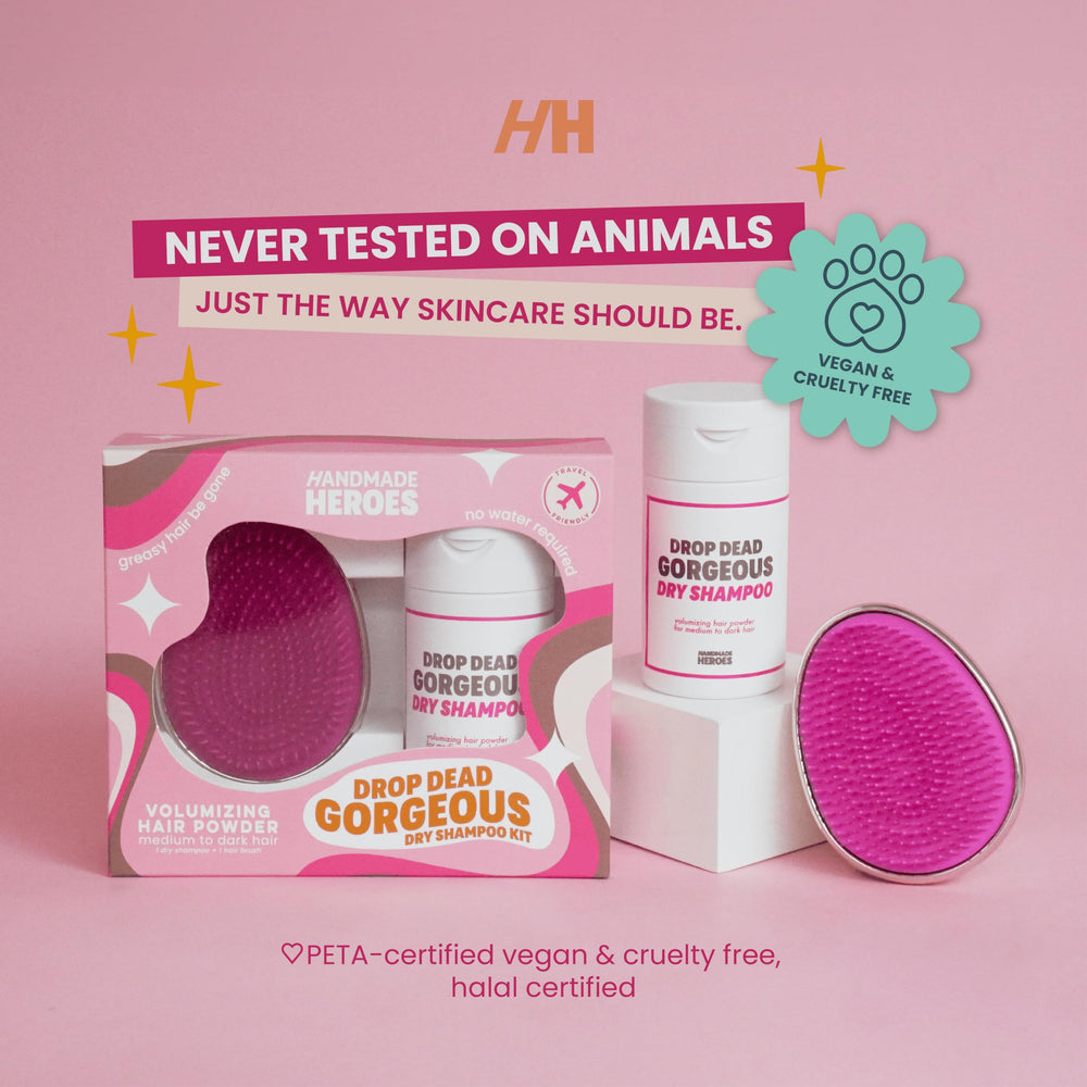 Handmade Heroes peppermint-scented formula cooling feel during use