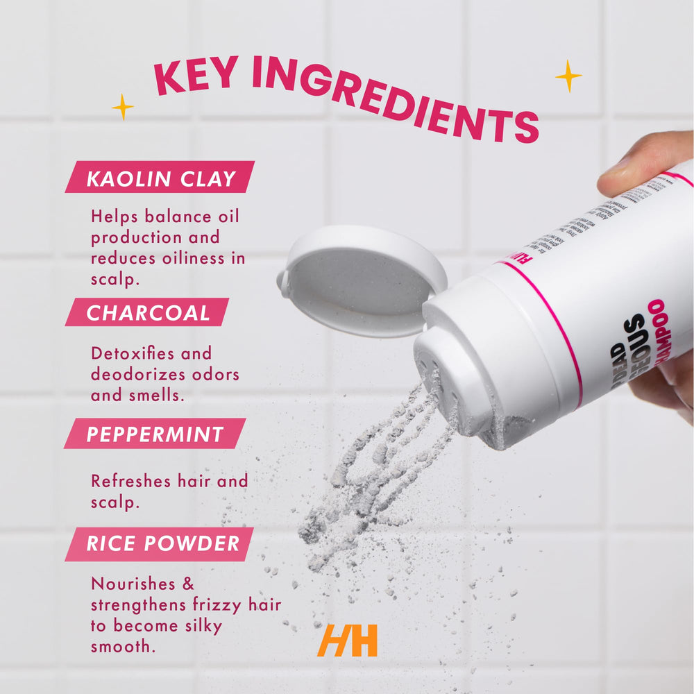 Handmade Heroes natural ingredients kaolin clay peppermint close-up refreshes the scalp