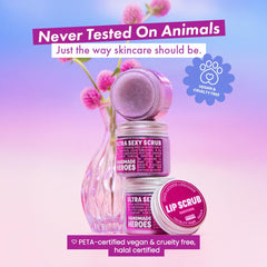 Handmade Heroes packaging highlighting vegan cruelty-free formula and natural ingredients