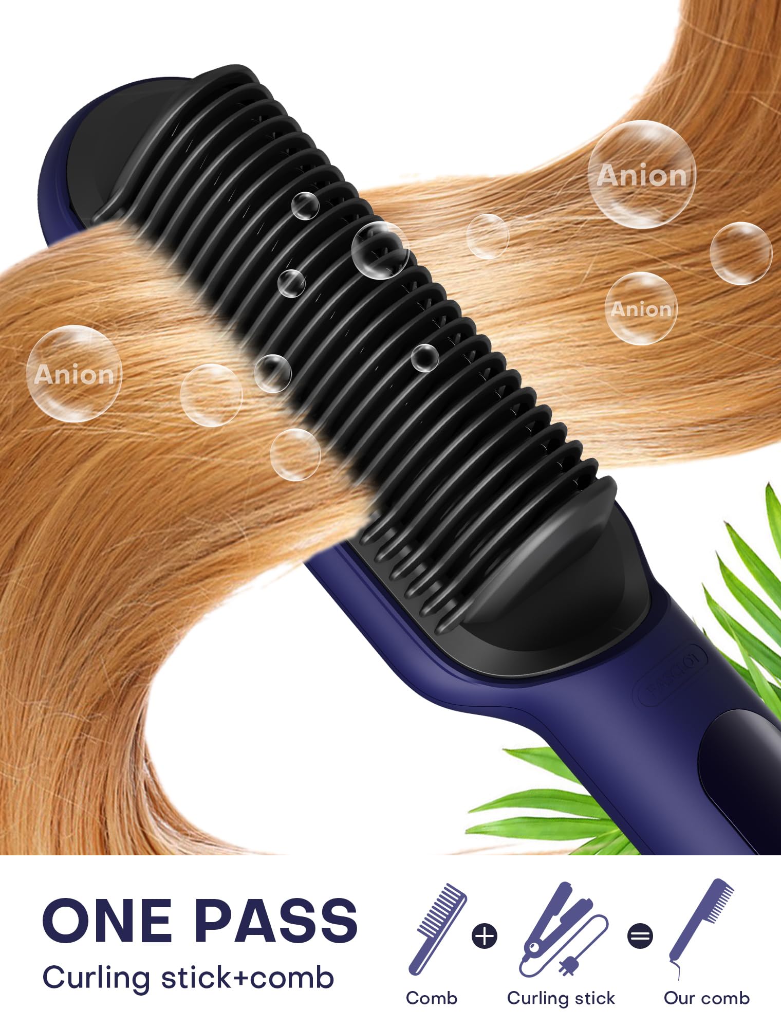 Handoor Pro Ionic 3D floating bristles lift roots for faster salon-like results