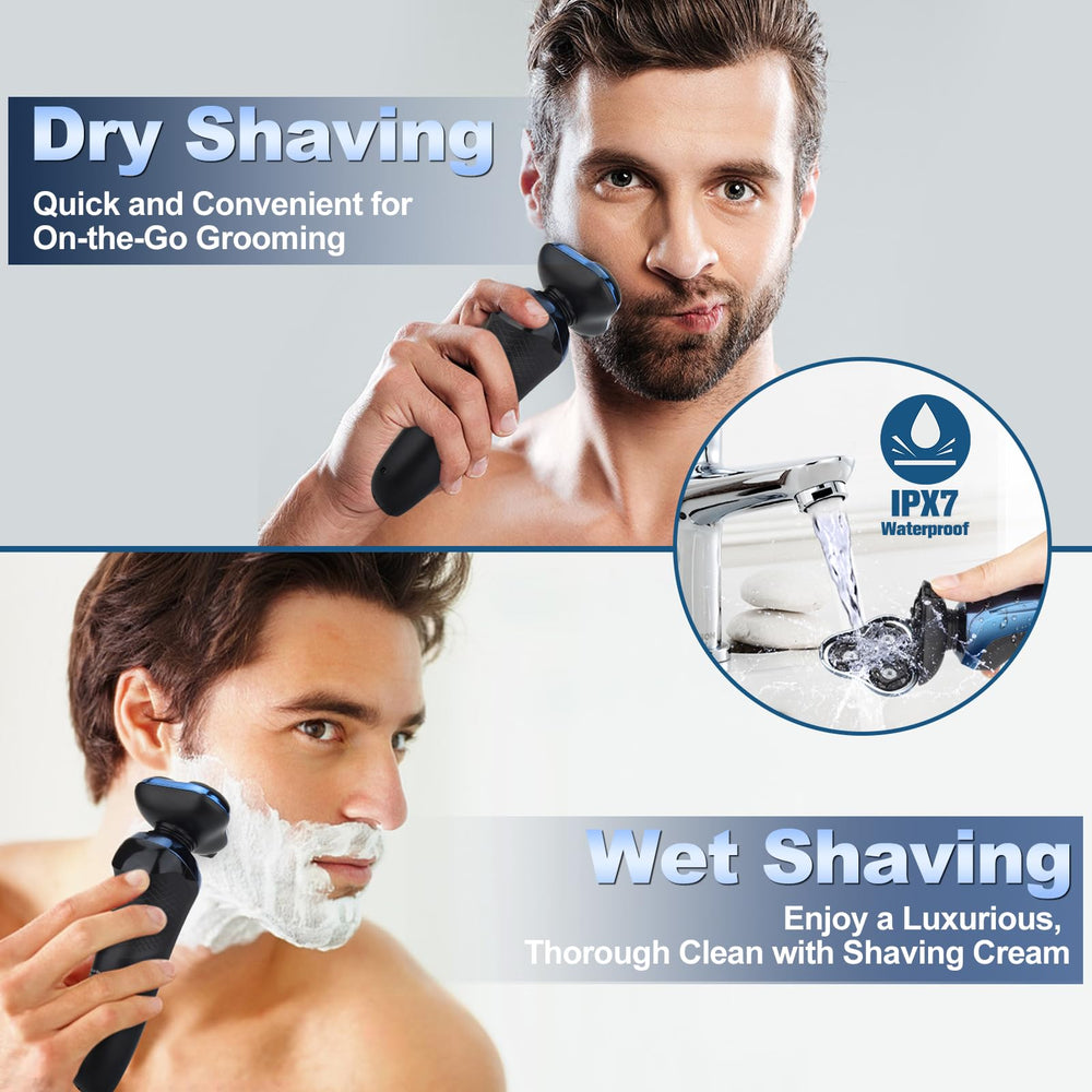 Handsomeface razor with nose trimmer attachment for grooming precision