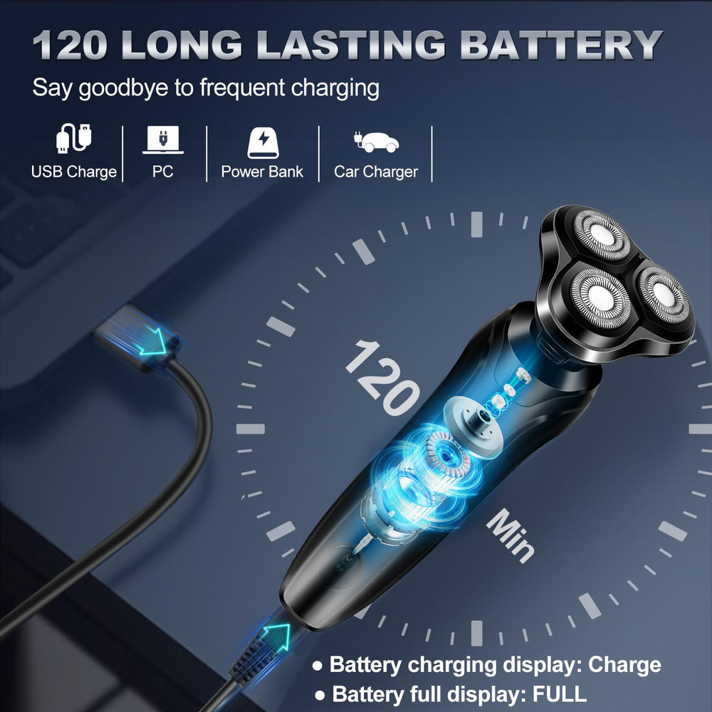 Handsomeface USB charging with charging status display for travel