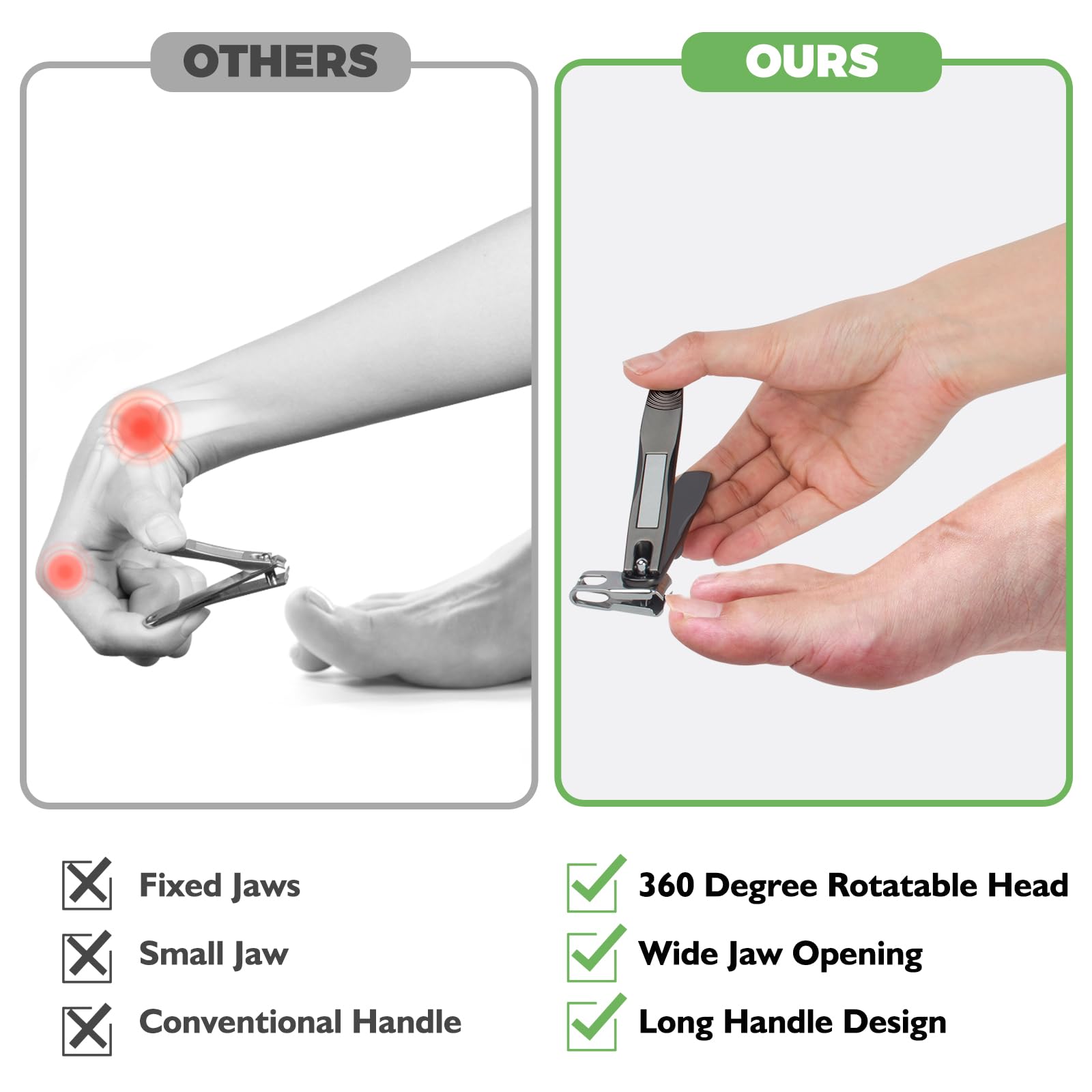 Handweng ingrown nail file targets problem areas with gentle precision.