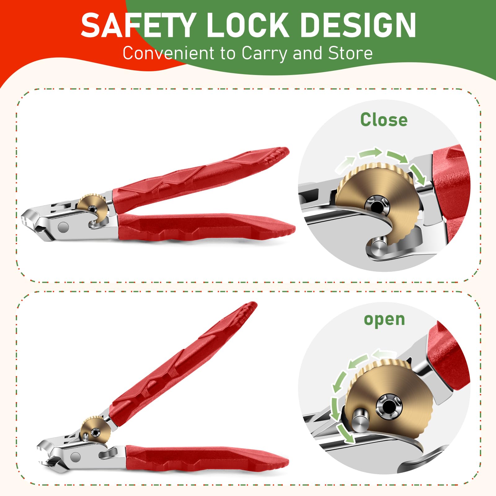 HANDWENG anti-splash catcher keeps nail clippings contained during use.