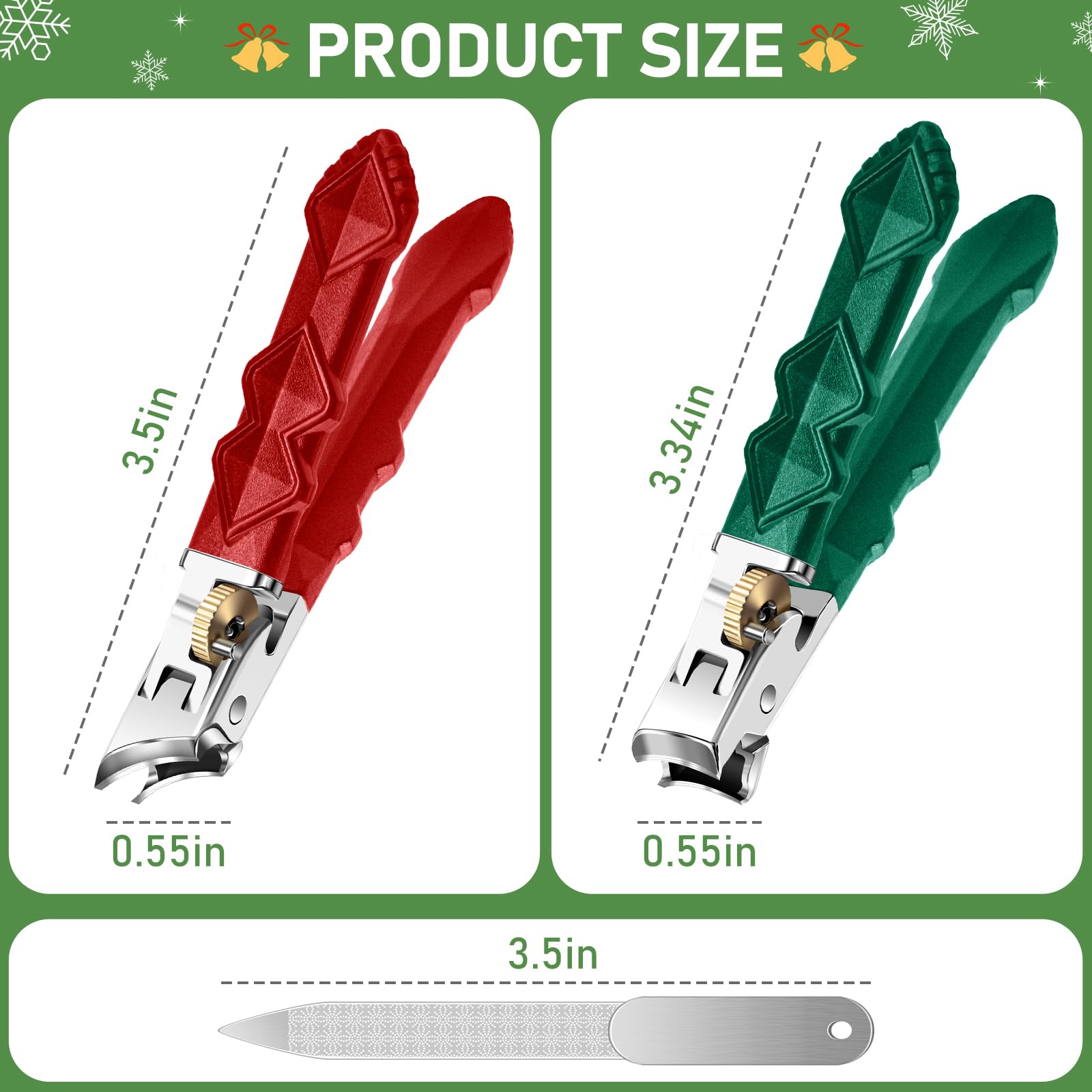 HANDWENG Christmas-design clippers bring festive style to grooming routines.