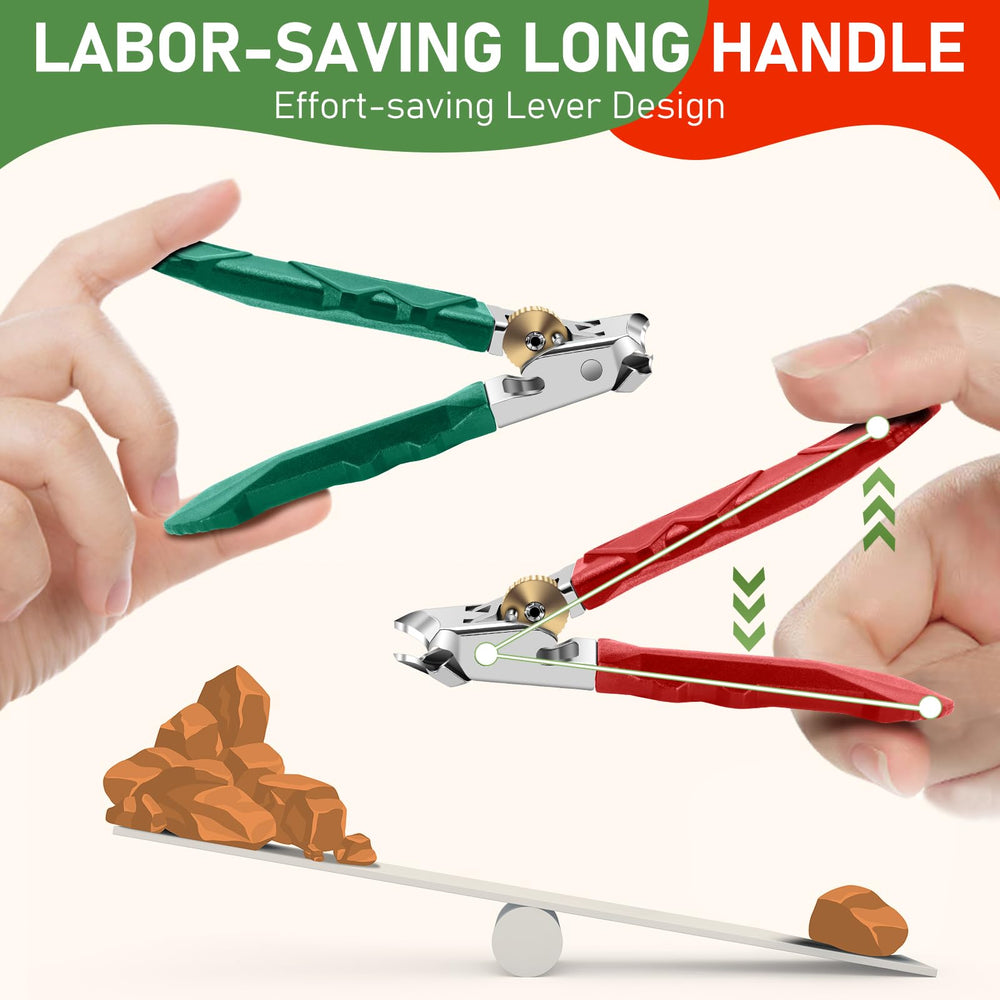 HANDWENG safety lock keeps blades secure when stored for safer handling.