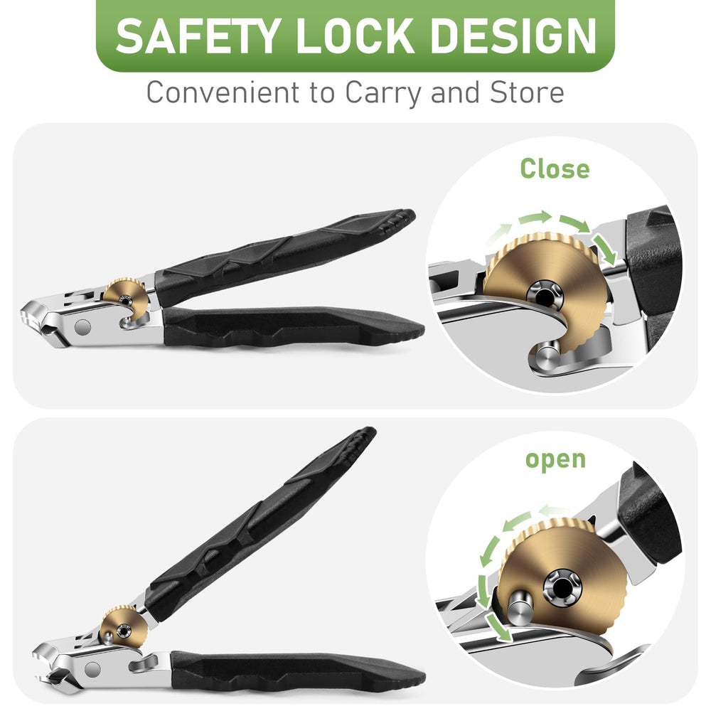 HANDWENG safety-lock keeps blades secured during storage and transport.